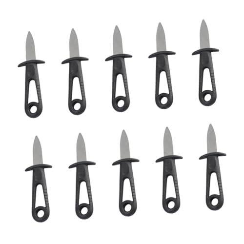 NAMOARLY 24pcs Oyster Shucker Set Professional Oyster Opener Stainless Steel Shucking Tool Seafood Opener Set