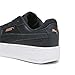 Puma Unisex-Child, Carina Street, Puma Black-Puma Black-Rose Gold-Puma White, Big Kid, 4