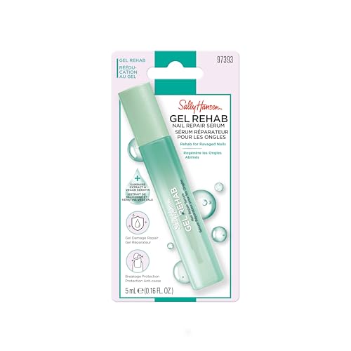 Sally Hansen Gel Rehab Nail Treatment Pen | Repair, Hydrate & Renew | Strengthens and Restores Damaged Nails | Keratin & Vitamin Complex | Easy, Mess-Free Nail Care on the Go