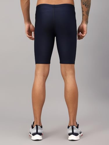 Image of Vector X Unisex Adults Compression Bottom Sports Shorts Body fit Ideal for Cycling,Swimming, Skating, Gym, Fitness (L) Navy