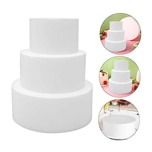Moule à gâteau en mousse compact COLLBATH : ensemble réutilisable de trois tailles indispensables