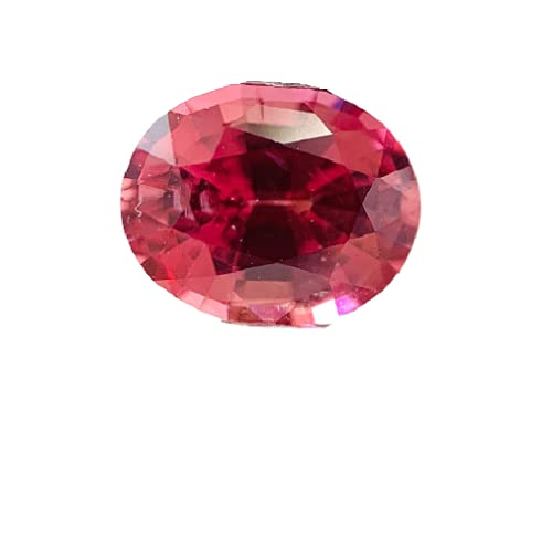 GemSapphireBest 5.25 Carat Red Spinel Stone Oval Shape Semi Transparent Spinel Gemstone Original Certified By Lab