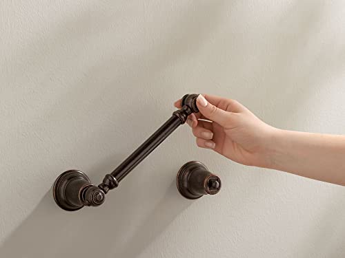 Moen Yb5408Ch Kingsley Traditional Double Post Pivoting Toilet Paper Holder, Chrome #TOP2