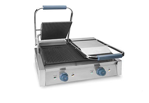 Lacor - Grill abatible PRO con doble zona de cocci&oacute;n