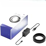 Luminous Stellar per microscopio, dimmerabile, COB LED con 610 lumen, lente antipolvere, lega di alluminio, 5 V USB, nero, 5,5 x 1,65 cm