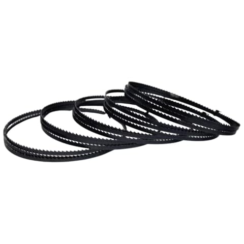 Uddeholm Schwedenstahl 5er SET Bandsägeblätter 1400x6x0,65mm 6ZpZ Bandsägeblatt Sägebänder Holz Cover