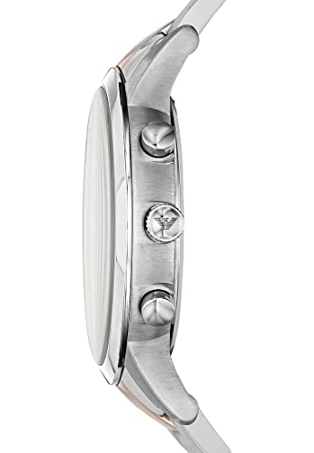 Emporio Armani Mens Quartz Watch, Chronograph Display and Stainless Steel Strap AR11165