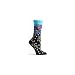 Ozone W1047-14 Floral Bird Sock - Navy, One Size