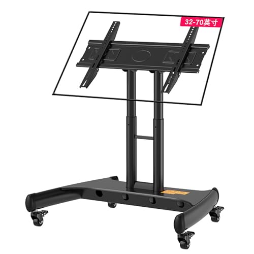 テレビスタンド キャスター付き 移動式 tvスタンド 32~90インチ対応 ハイタイプ 壁寄せテレビ台 高さ調節可能 棚付き 耐荷重90kg モニタースタンド 省スペース 家用 業務用 展示用 会社用 会議室 病院業務用 32-70インチ