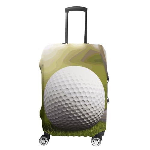 Sport Golf Ball Printed Luggage Cover Protector, Fits 18-32 Inch Luggage