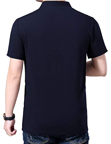Image of EYEBOGLER Men's Regular Fit Polo Neck Halfsleeve T-Shirt