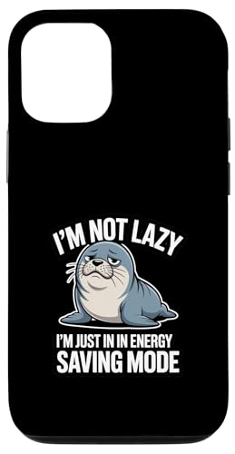 I'm Not Lazy I'm Just In In In Energy Saving���[�h �X�}�z�P�[�X iPhone 12/12 Pro �p
