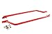 UMI Performance 1052-R Ford Mustang Coupe Subframe Connectors Bolt In - Red