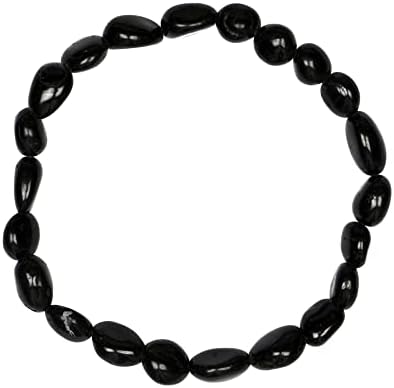 Bracelet Schorl Bar 0608 mm Nuggets, Black, 1 Piece image 2