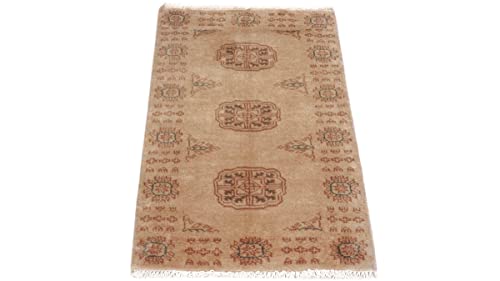 Tapis de sol Pakistan Buchara beige 3 couches durable - 3