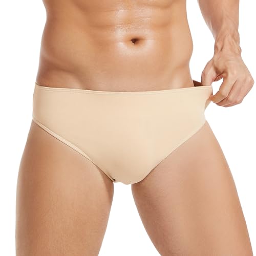 Spoxiyue Professional Ballet Nude Dance Briefs Men's Full-seat (Adult M, Nude)