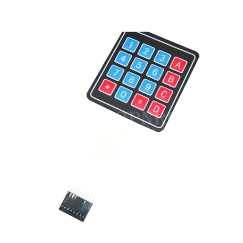 100pcs 16 Key 4 x 4 Membrane Switch Keypad 4x4 4x4 Matrix Array Matrix Keyboard