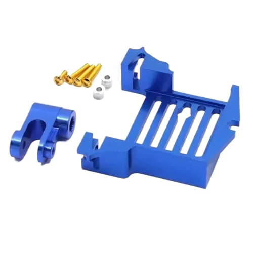RC Car Accessories for Traxxas for X-maxx 1/5 for XRT 1/6 for Maxx 1/10 Metal Servo Mount Adapter and 25T Servo Arm 7749 RC Car Upgrade Parts(Blue)