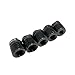 10PCS Gear Shift Knob Adapter Kit, Aluminum Alloy Universal Shifter Knob with Shifts Thread Adapter for M8×1.25,M10×1.25,M10×1.5,M12,M14 Threads Quick Install Nut Inserts for Car Truck SUV