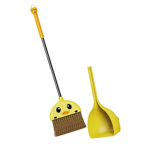 EXAOMBLE 1 Juego Juego pequeño de Escoba y recogedor. Mini pequeño recogedor de Limpieza de jardín de Infantes Juguetes de Limpieza para pequeños el plastico