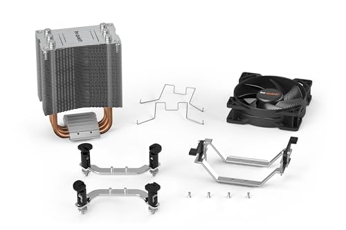 be quiet! Pure Rock Slim 2, 130W TDP CPU Cooler, 6.38 Inches, Desktop Compatible