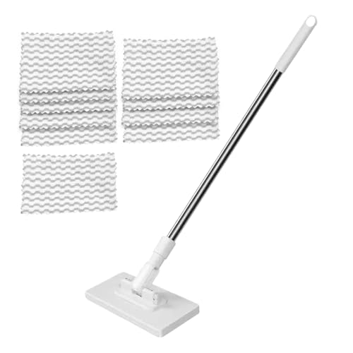 Trapeador de polvo para el hogar, herramienta reutilizable para el suelo, cepillo de limpieza múltiple, plumero de suelo, sistema ligero de mantenimiento del hogar, fregonas para limpiar con