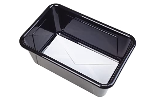 Image of Storex Small Cubby Bin, 7.8 x 12.2 x 5.1 Inches, Black, 5-Pack (62466E05C)