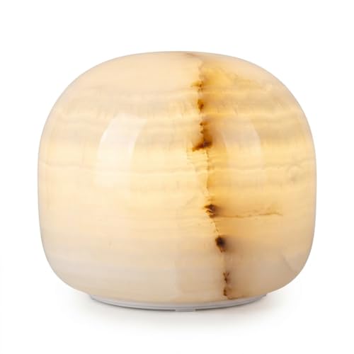 Lierlava Natural Marble Tap Lamp Hand-Carved Stone Ambient Light