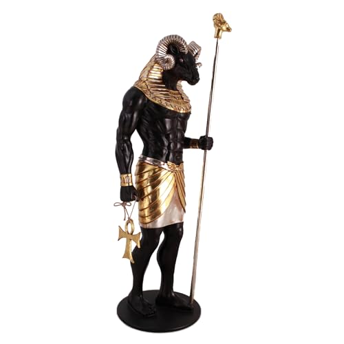 Estatua de Resina Khnum Egipcia Tamaño Real