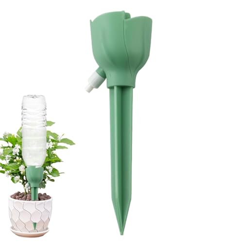 TGIYK Indoor Plant Watering System Automatic Drip Irrigation Kit with 30-Day Slow Release Self-Watering Spikes for Potted Plants Outdoor Garden Patio Vacation Plant Care Moisture Control Stakes