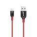 Anker PowerLine+ Lightning Cable (3ft) with Pouch, Nylon Braided Charging Cable for iPhone X / 8 / 8 Plus / 7 / 7 Plus / 6 / 6 Plus / 5s / iPad and More (Red)