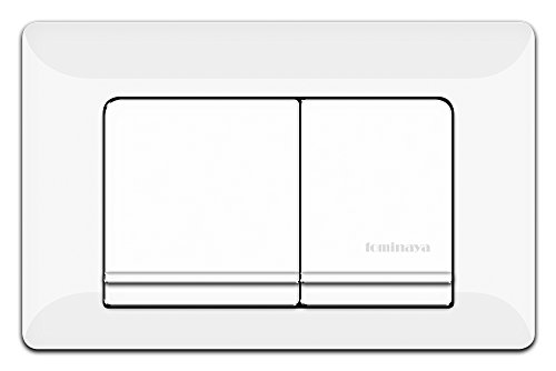 Fominaya PDM-BL-CE - Pulsador, PVC, color blanco