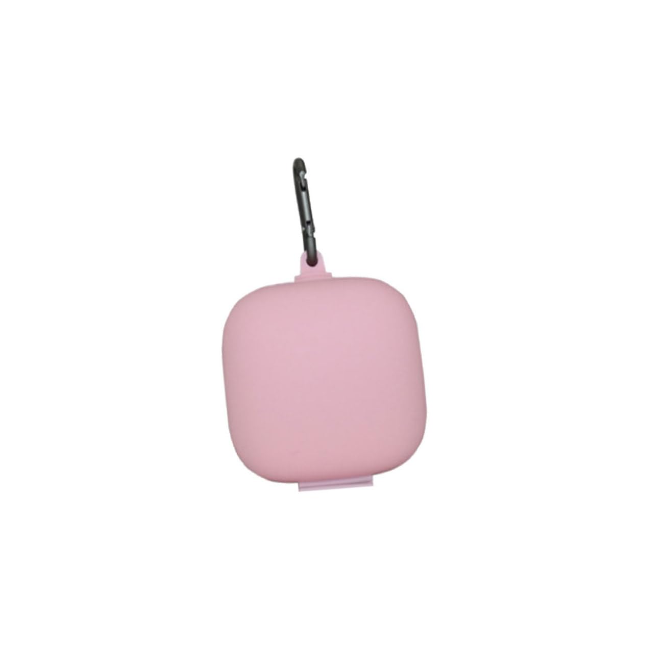 DOITOOL 3piezas Caja De Protección para Auriculares Inalámbricos Funda De Silicona y Hebilla Metálica Compatible Pro Color Rosa