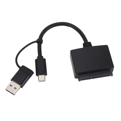 Adaptador Serial ATA a USB 3.1 con Cable USB Tipo C para Disco Duro 2.5 Pulgadas