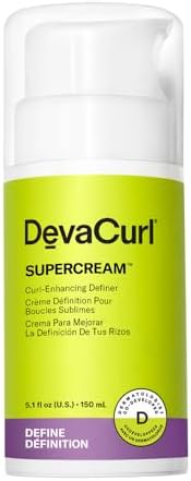 DevaCurl SuperCream Ultra-Rich Moisturizing Definer, Warm Coconut, 5.1 fl oz
