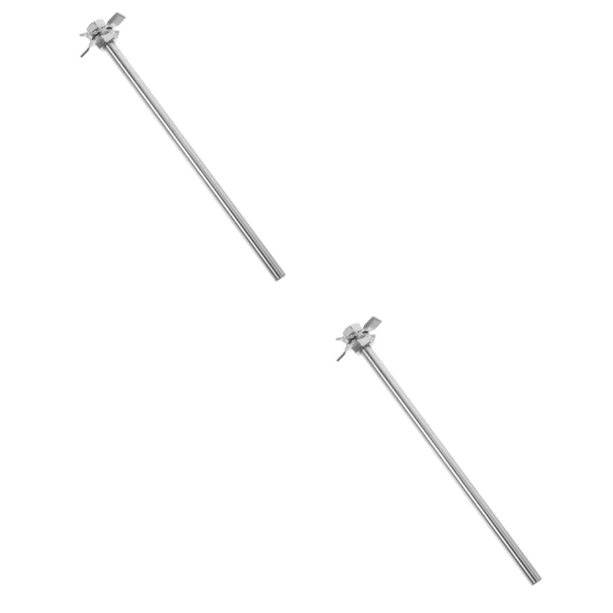 OSOLADY 2 Sets Stirring Blade for Lab Stainless Steel Stir Rod Stirrer Mixer Chemistry Stir Rod Stirring Tool