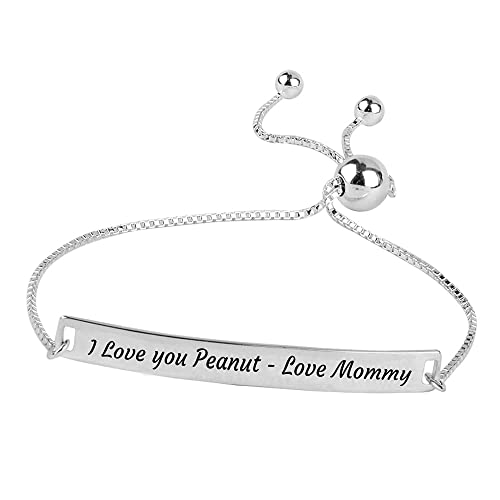 Image of TRUESILVER ACPL 925 Sterling Silver Personalised Bracelet for Women | Customized Name Bracelet Gift for Wedding Anniversary Birthday