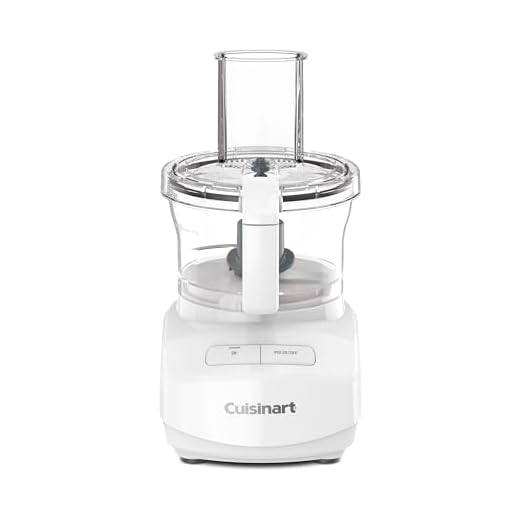 Cuisinart 7-Cup Sleek and Modern Design Food Processor with Two Easy Controls and Universal Blade for Chopping, Mixing, and Dough (White)