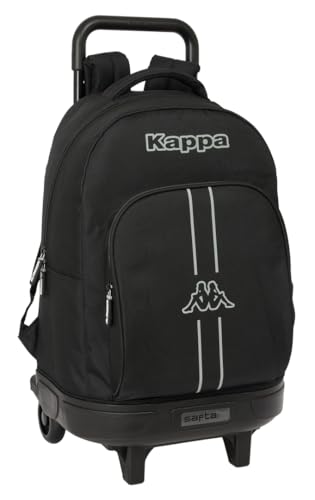 Safta Kappa Dark - Mochila Grande con Ruedas, Compacta,...