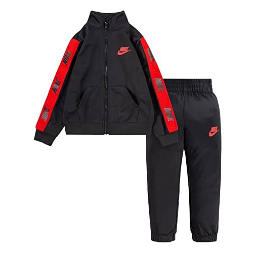 Nike Baby Boys' 2-Piece Tracksuit Outfit - Black, 12 Months