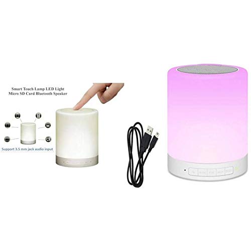 HOC XB 450 Wired Headphones & Touch lamp Bluetooth Speaker Compatiable with All Gionee