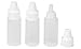 10Pc Zink Color 6Ml Plastic Dropper Bottle With Screw On White Cap & Insert Tip