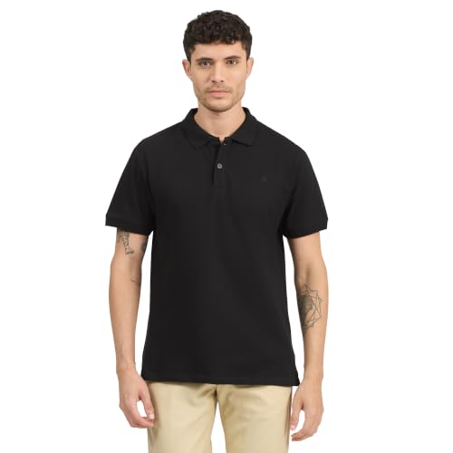 Image of Campus Men Cotton Polo T-Shirt