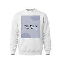 Personal gift or professional statement: Customise this men's sweatshirt with a front print of your favourite photo, meaningful memory, company logo or text. Ideal for celebrations, events, staff wear or team gear. Click “Customise Now” to personalis...