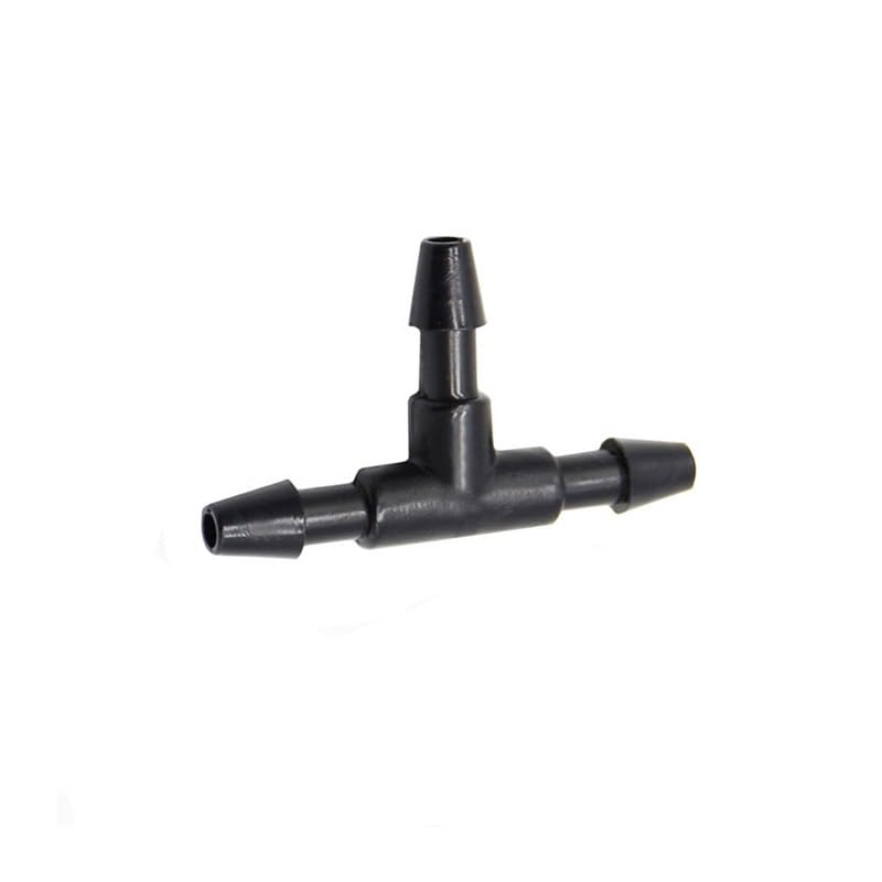 1000 Pz 1/8 "Hose Tee Connettore Acqua Splitter 4/7 3/5 Tubo Da Giardino Irrigazione Acqua Tee Barb Irrigazione a goccia Raccordi