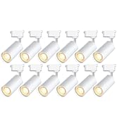Bravsekai Ultra-Bright H Type Track Lighting White Heads (No Track Rails), 12PCS 6000K Cool White...