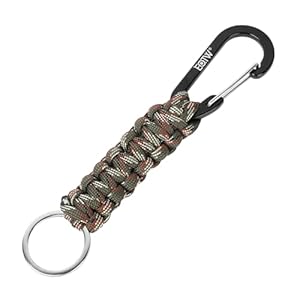 EOTW Paracord Schlüsselanhänger Karabiner (1 Tarnung)