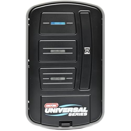 Genie GUWWC-R Universal Garage Door Opener Wireless Wall Console, Compatible with LiftMaster, Chamberlain, Genie, Overhead Door, For Use up to 3 Garage Doors,Black