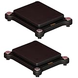 CONCEPTION ISOLANTE À 2 NIVEAUX – La structure à double couche découple efficacement les enceintes du sol ou de la surface, réduisant les vibrations et résonances indésirables. Vos enceintes projettent un son plus propre et plus précis avec des basses mieux définies.