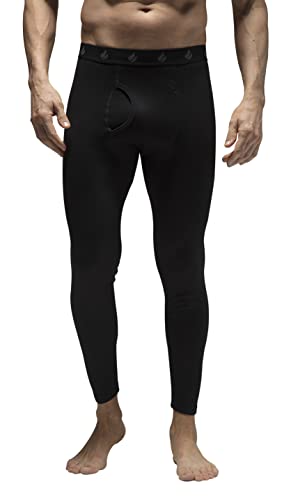 HEAT HOLDERS - Mens Winter Warm Thermal Long John Bottoms | Fleece Lined (L, X-Warm - Lite)
